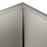 vidaXL Záhradný kvetináč Strieborná 80 x 30 x 40 cm Nehrdzavejúca oceľ – Obrázok 5