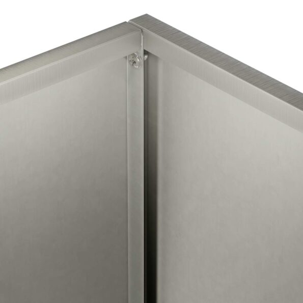 vidaXL Záhradný kvetináč Strieborná 80 x 30 x 40 cm Nehrdzavejúca oceľ – Obrázok 5