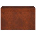 vidaXL Záhradný kvetináč Hrdzavý 80 x 30 x 40 cm – Obrázok 4