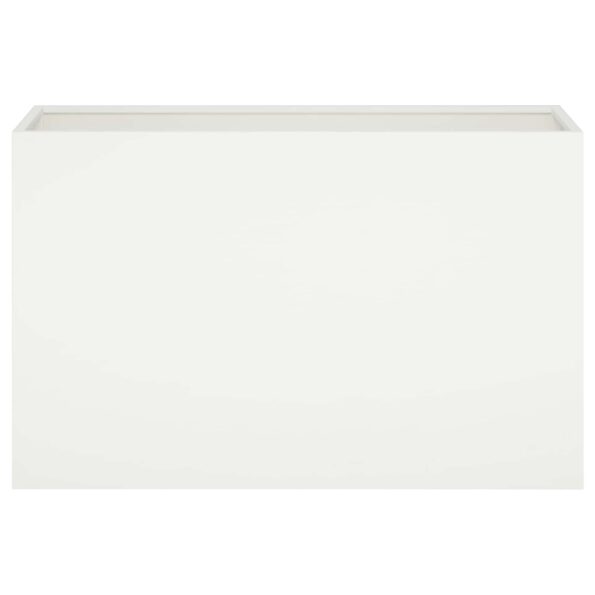 vidaXL Záhradný kvetináč 2 ks Biela 80 x 30 x 50 cm – Obrázok 4
