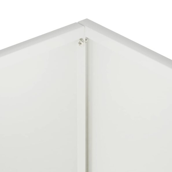 vidaXL Záhradný kvetináč 2 ks Biela 80 x 30 x 50 cm – Obrázok 6