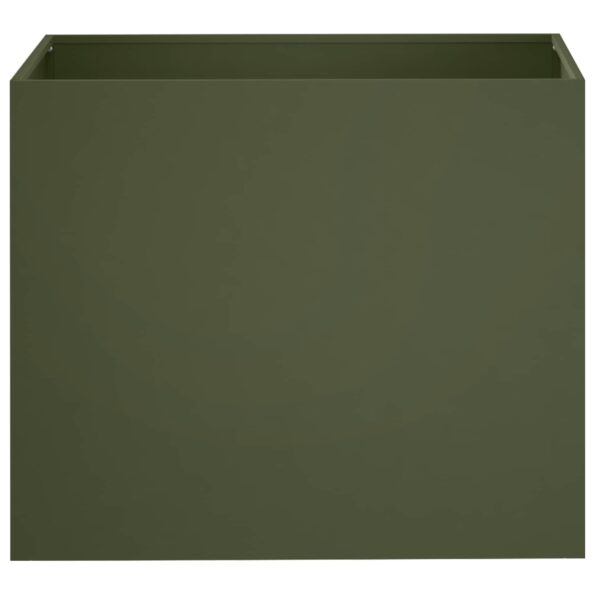 vidaXL Záhradný kvetináč Olivovo zelená 50 x 40 x 50 cm – Obrázok 3