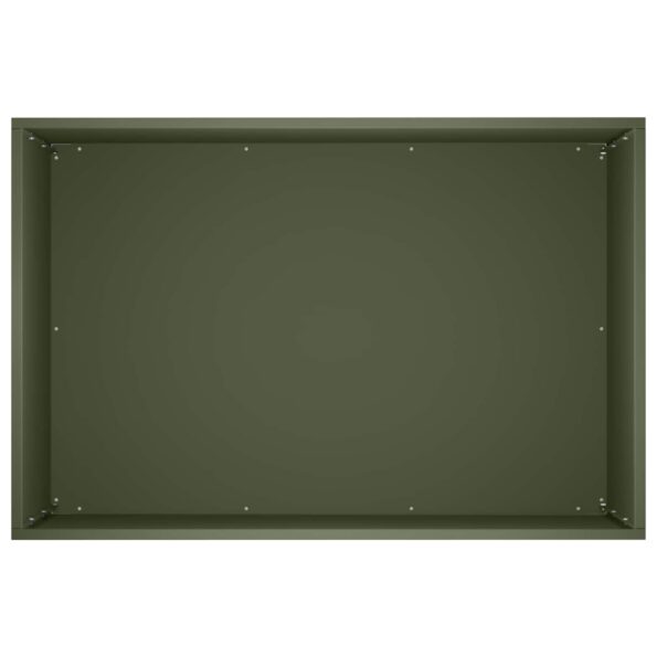 vidaXL Záhradný kvetináč Olivovo zelená 50 x 40 x 50 cm – Obrázok 4