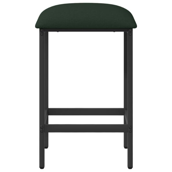 vidaXL Barová stolička 2 ks Tmavozelená 40 x 32 x 64 cm – Obrázok 3