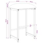 vidaXL Barová stolička 2 ks Tmavozelená 40 x 32 x 64 cm – Obrázok 7
