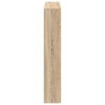 vidaXL Rám krbu Dub sonoma 102 x 18 x 100,5 cm Kompozitné drevo – Obrázok 7