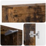 vidaXL Rám krbu Dymový dub 102 x 18 x 100,5 cm Kompozitné drevo – Obrázok 9