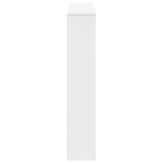 vidaXL Rám krbu Biela 100 x 20 x 100 cm Kompozitné drevo – Obrázok 5