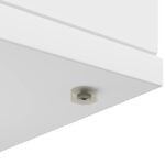 vidaXL Rám krbu Biela 100 x 20 x 100 cm Kompozitné drevo – Obrázok 8