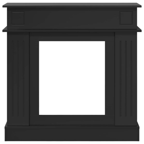 vidaXL Rám krbu Čierna 102 x 26 x 100 cm Kompozitné drevo – Obrázok 4