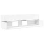 vidaXL Štúdiový stôl Biela 152 x 40 x 19,5 cm Kompozitné drevo – Obrázok 4