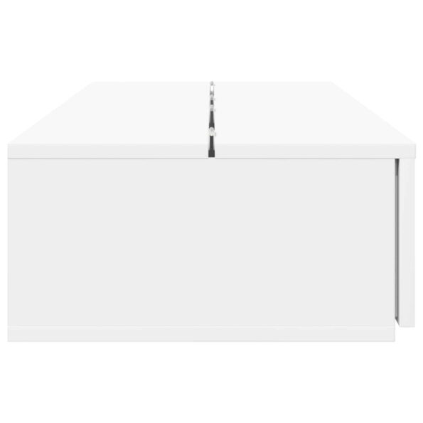 vidaXL Štúdiový stôl Biela 152 x 40 x 19,5 cm Kompozitné drevo – Obrázok 6