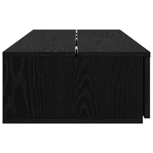 vidaXL Štúdiový stôl Čierny dub 152 x 40 x 19,5 cm Kompozitné drevo – Obrázok 6