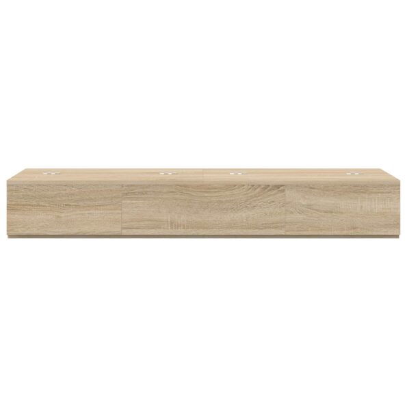 vidaXL Štúdiový stôl Dub sonoma 152 x 40 x 19,5 cm Kompozitné drevo – Obrázok 5