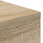 vidaXL Štúdiový stôl Dub sonoma 152 x 40 x 19,5 cm Kompozitné drevo – Obrázok 8