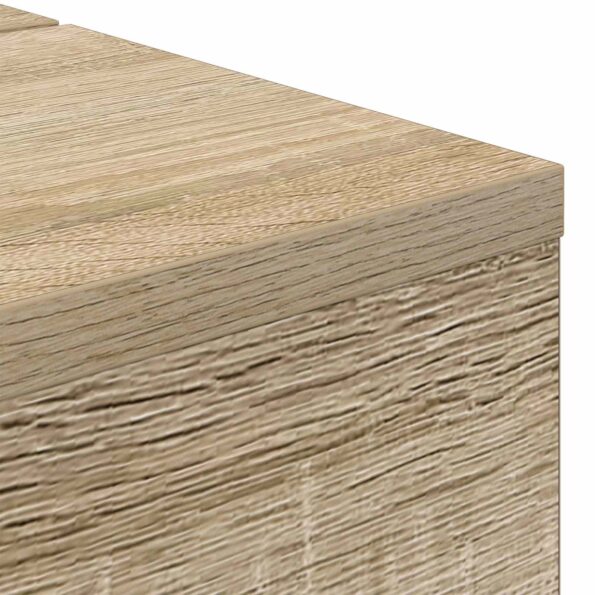 vidaXL Štúdiový stôl Dub sonoma 152 x 40 x 19,5 cm Kompozitné drevo – Obrázok 8