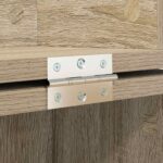 vidaXL Štúdiový stôl Dub sonoma 152 x 40 x 19,5 cm Kompozitné drevo – Obrázok 9