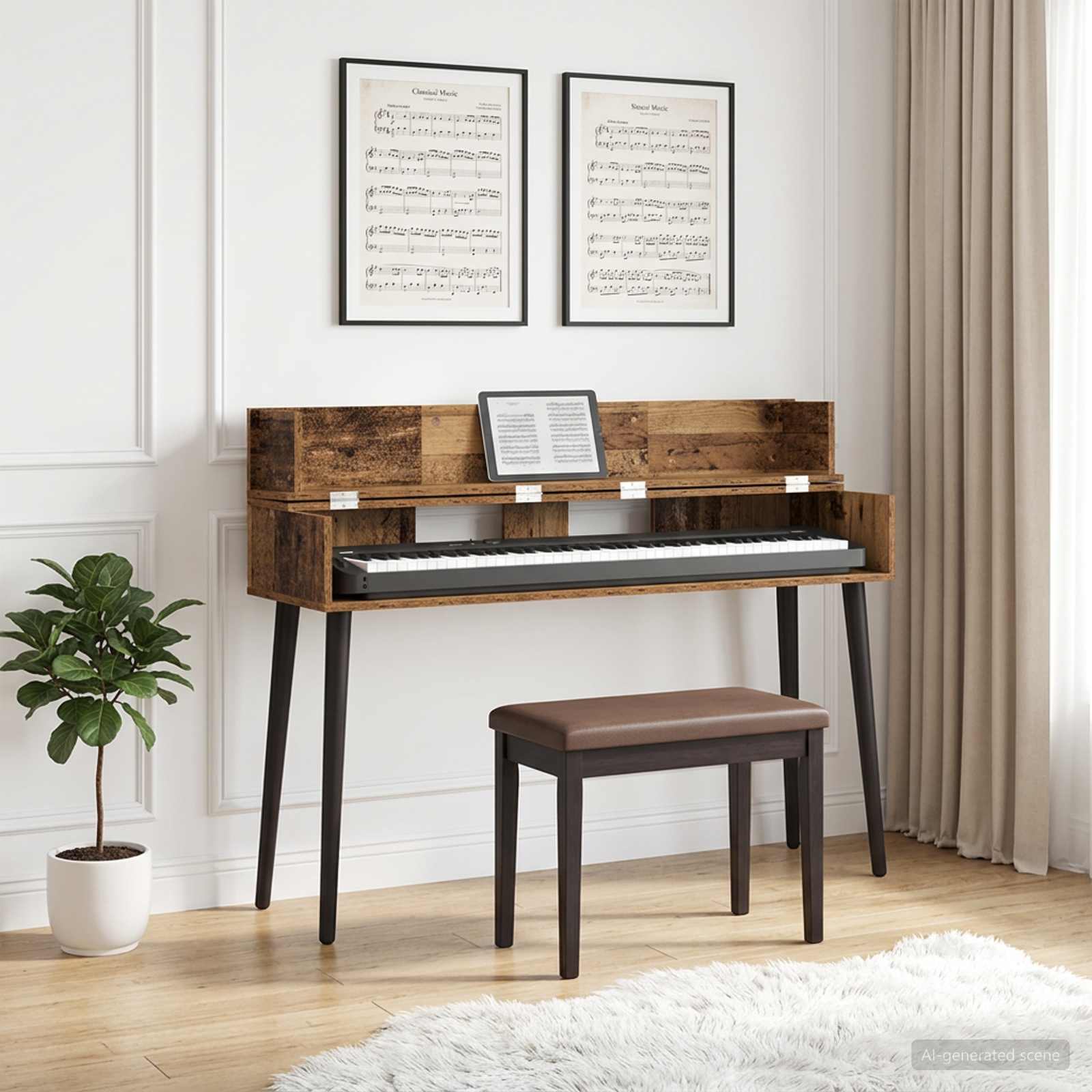 8006674_1.jpg vidaXL Štúdiový stôl Staré drevo 152 x 40 x 19,5 cm Kompozitné drevo – Obrázok 1
