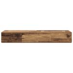 vidaXL Štúdiový stôl Staré drevo 152 x 40 x 19,5 cm Kompozitné drevo – Obrázok 5