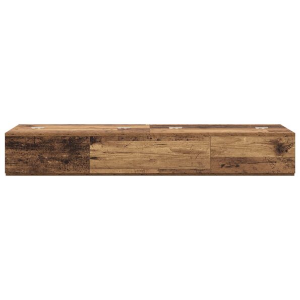 vidaXL Štúdiový stôl Staré drevo 152 x 40 x 19,5 cm Kompozitné drevo – Obrázok 5