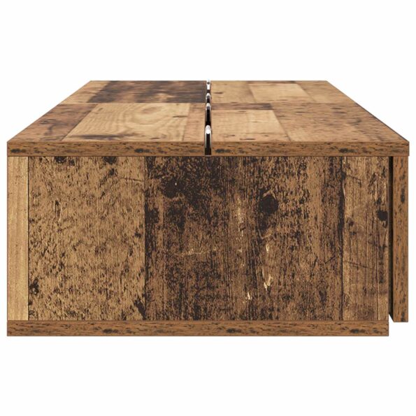 vidaXL Štúdiový stôl Staré drevo 152 x 40 x 19,5 cm Kompozitné drevo – Obrázok 6