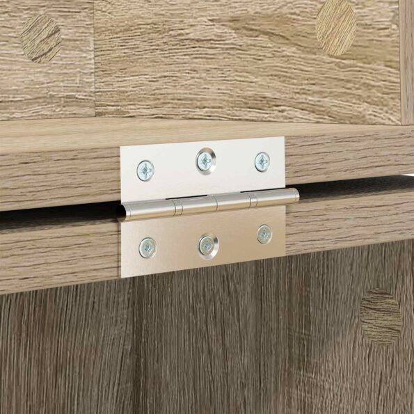 vidaXL Štúdiový stôl Dub sonoma 130 x 40 x 19,5 cm Kompozitné drevo – Obrázok 9