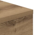 vidaXL Štúdiový stôl Dub artisan 130 x 40 x 19,5 cm Kompozitné drevo – Obrázok 8