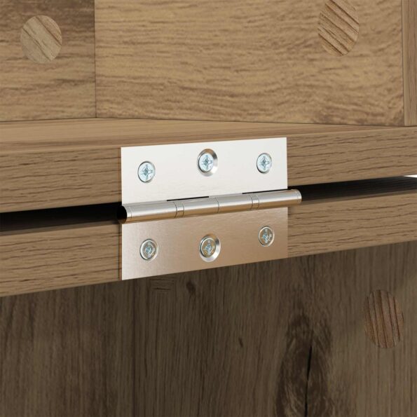 vidaXL Štúdiový stôl Dub artisan 130 x 40 x 19,5 cm Kompozitné drevo – Obrázok 9