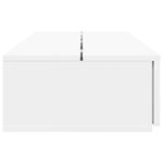vidaXL Štúdiový stôl Biela 110 x 40 x 19,5 cm Kompozitné drevo – Obrázok 6