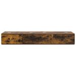 vidaXL Štúdiový stôl Dymový dub 110 x 40 x 19,5 cm Kompozitné drevo – Obrázok 5