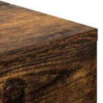 vidaXL Štúdiový stôl Dymový dub 110 x 40 x 19,5 cm Kompozitné drevo – Obrázok 8