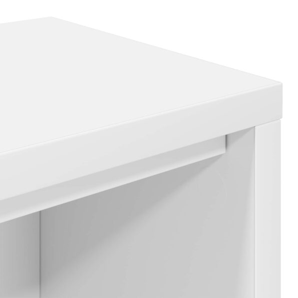 vidaXL Štúdiový stôl Biela 152 x 36 x 19,5 cm Kompozitné drevo – Obrázok 8