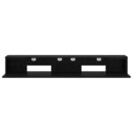 vidaXL Štúdiový stôl Čierny dub 152 x 36 x 19,5 cm Kompozitné drevo – Obrázok 5