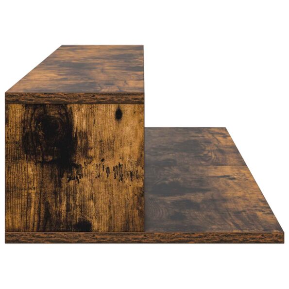 vidaXL Štúdiový stôl Dymový dub 152 x 36 x 19,5 cm Kompozitné drevo – Obrázok 6