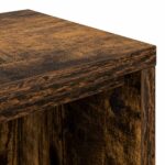 vidaXL Štúdiový stôl Dymový dub 152 x 36 x 19,5 cm Kompozitné drevo – Obrázok 8