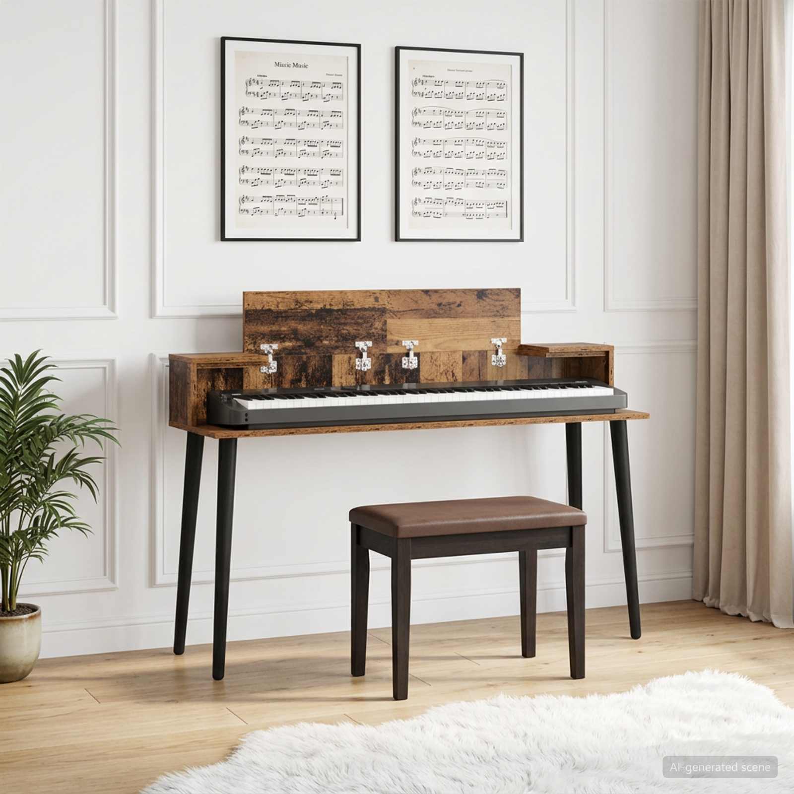 8006698_1.jpg vidaXL Štúdiový stôl Staré drevo 152 x 36 x 19,5 cm Kompozitné drevo – Obrázok 1