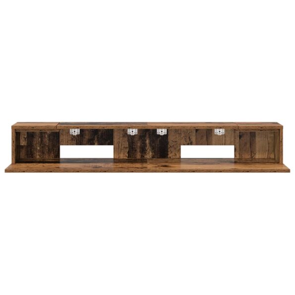 vidaXL Štúdiový stôl Staré drevo 152 x 36 x 19,5 cm Kompozitné drevo – Obrázok 5