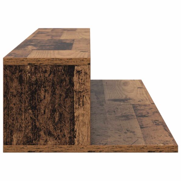 vidaXL Štúdiový stôl Staré drevo 152 x 36 x 19,5 cm Kompozitné drevo – Obrázok 6