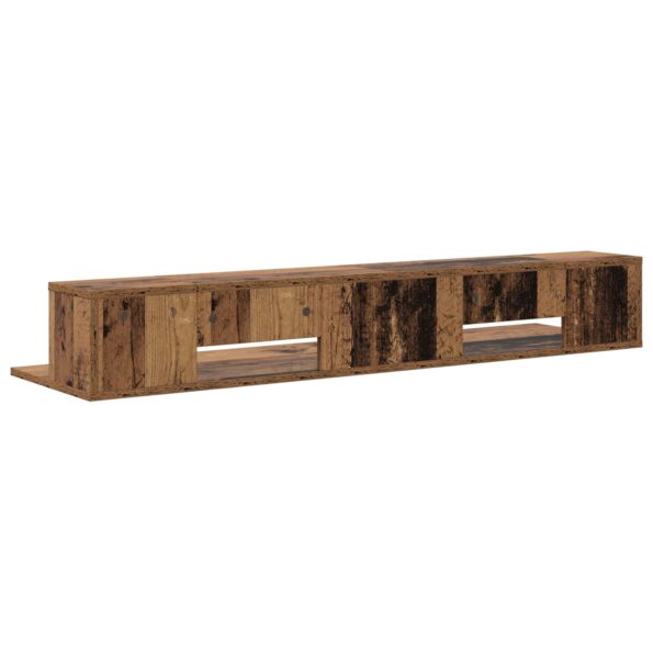 vidaXL Štúdiový stôl Staré drevo 152 x 36 x 19,5 cm Kompozitné drevo – Obrázok 7