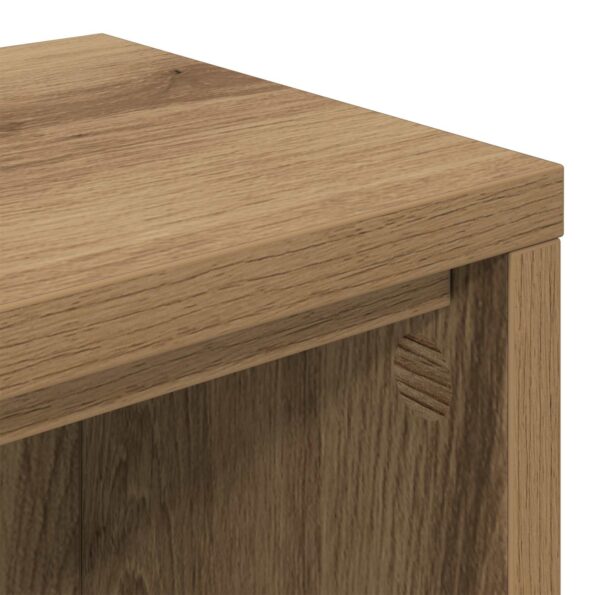 vidaXL Štúdiový stôl Dub artisan 152 x 36 x 19,5 cm Kompozitné drevo – Obrázok 8
