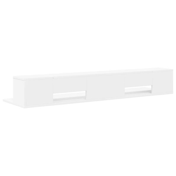 vidaXL Štúdiový stôl Biela 130 x 36 x 19,5 cm Kompozitné drevo – Obrázok 7