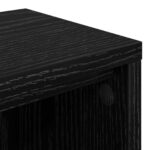vidaXL Štúdiový stôl Čierny dub 130 x 36 x 19,5 cm Kompozitné drevo – Obrázok 8