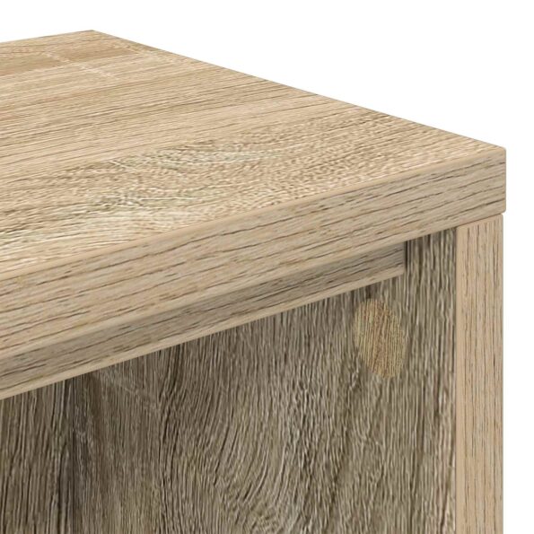 vidaXL Štúdiový stôl Dub sonoma 130 x 36 x 19,5 cm Kompozitné drevo – Obrázok 8