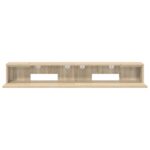 vidaXL Štúdiový stôl Sonoma 110 x 36 x 19,5 cm Kompozitné drevo – Obrázok 5