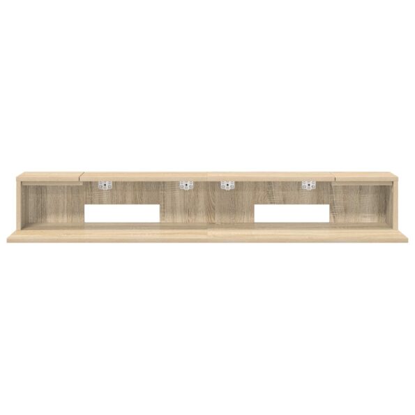 vidaXL Štúdiový stôl Sonoma 110 x 36 x 19,5 cm Kompozitné drevo – Obrázok 5
