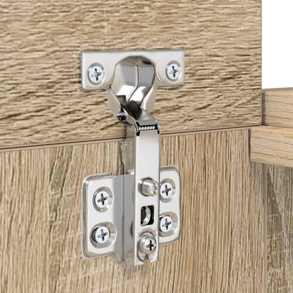vidaXL Štúdiový stôl Sonoma 110 x 36 x 19,5 cm Kompozitné drevo – Obrázok 9
