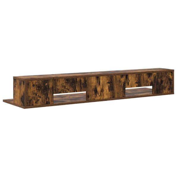 vidaXL Štúdiový stôl Dymový dub 110 x 36 x 19,5 cm Kompozitné drevo – Obrázok 7
