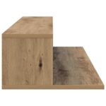 vidaXL Štúdiový stôl Dub artisan 110 x 36 x 19,5 cm Kompozitné drevo – Obrázok 6
