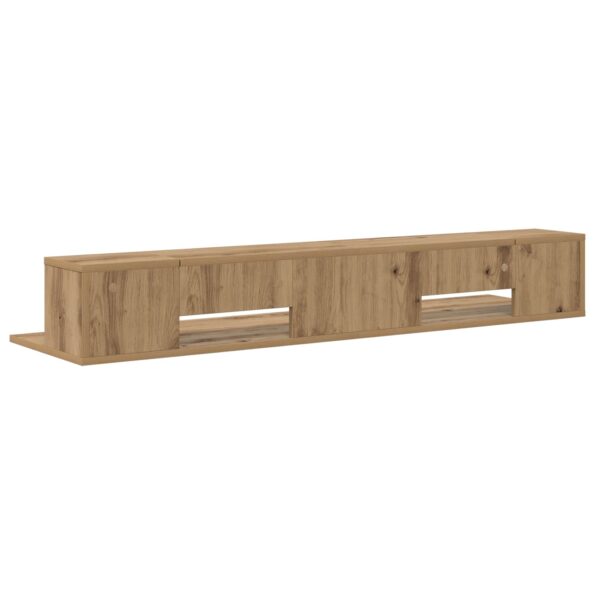 vidaXL Štúdiový stôl Dub artisan 110 x 36 x 19,5 cm Kompozitné drevo – Obrázok 7