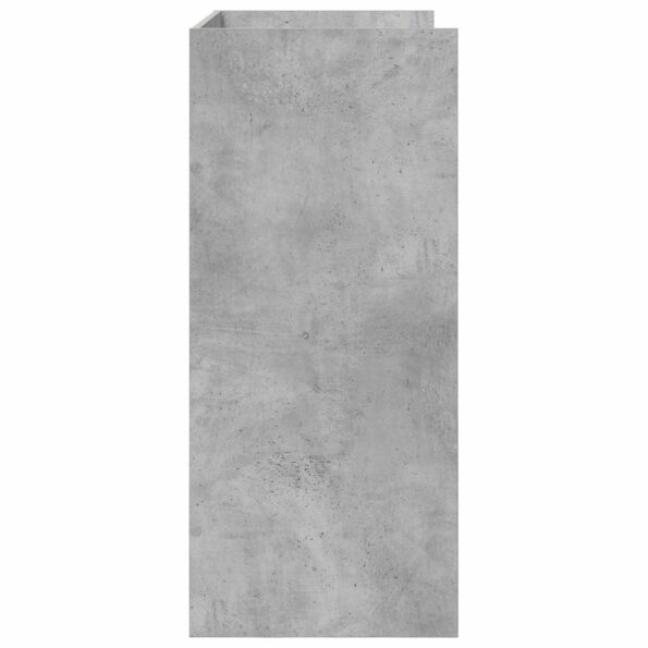vidaXL DJ stôl Betónovo sivá 102 x 45 x 102 cm Kompozitné drevo – Obrázok 5